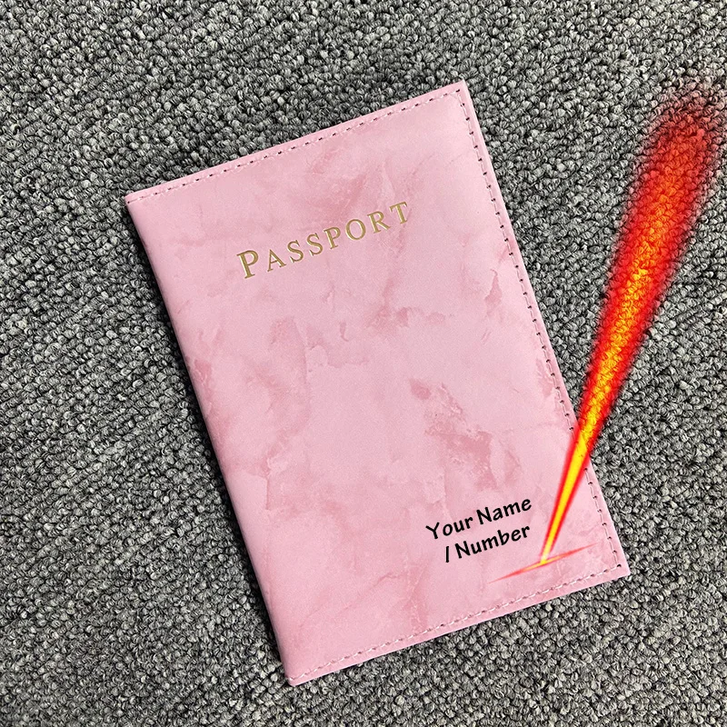 Personalized Customize Passport Cover with Names Passport Holder Travel Wallet Covers(please Contact Us To Confirm Names First)