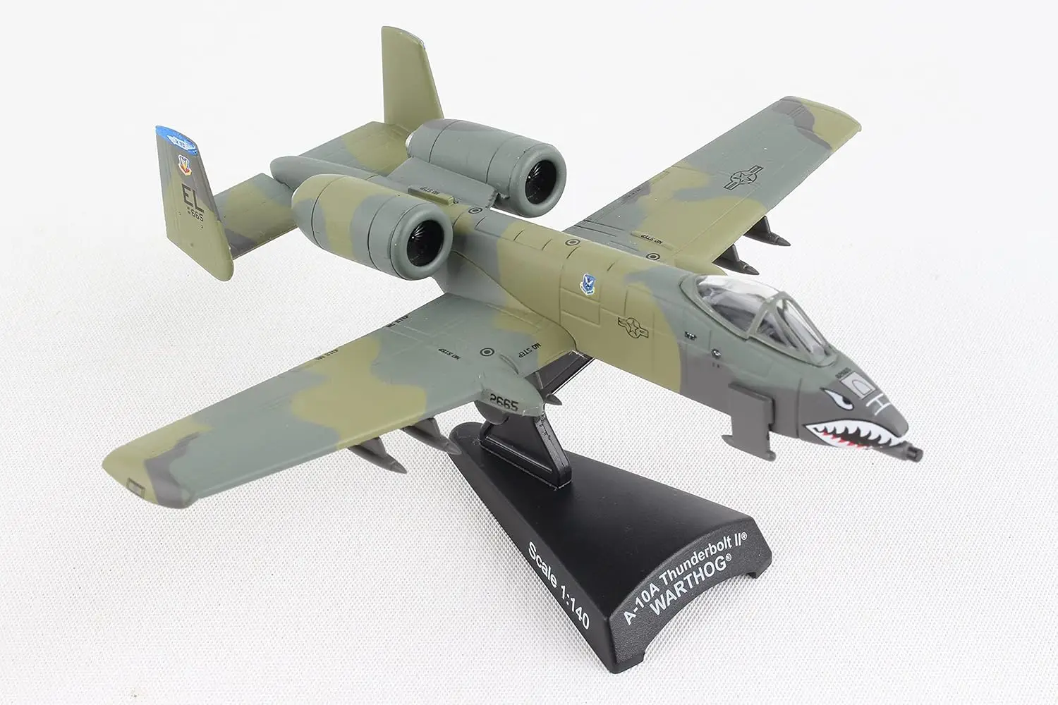 

Масштабная модель A-10 Thunderbolt II 1:140 из литого металла с пушкой GAU-8, издание Flying Tigers, длина 4,625 дюйма