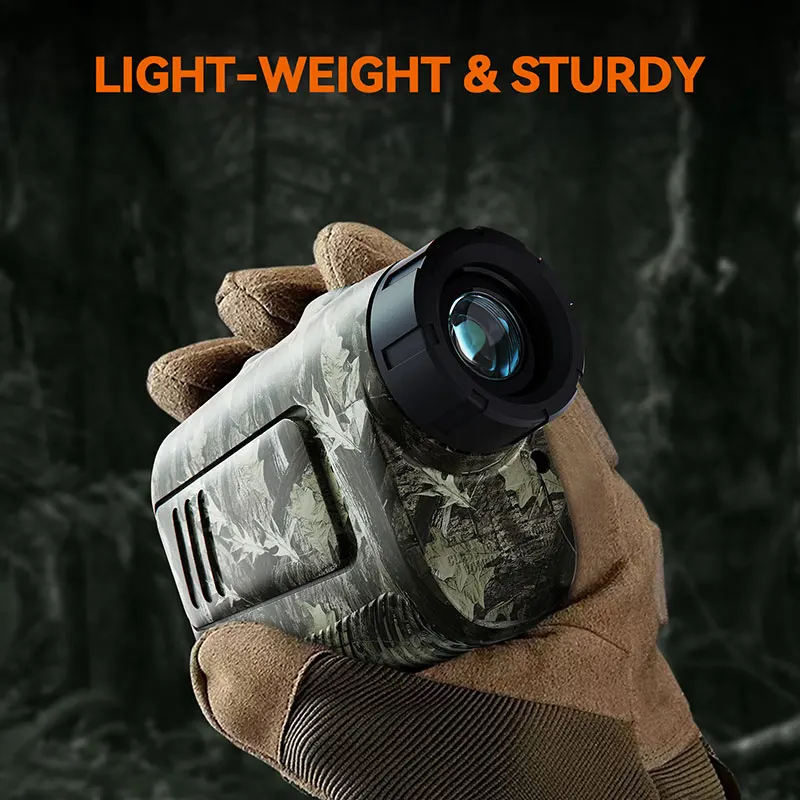 Camouflage Out door Hunting Rangefinder Telescope 650yard speed meter Laser Distance Meter