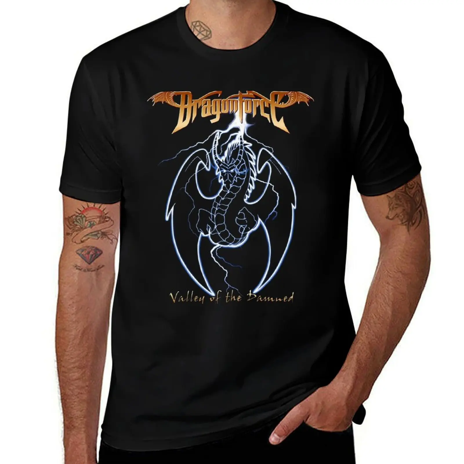 

Dragonforce - Valley of the Damned T-Shirt t shirts for man cotton funny g man t shirts for men anime t shirts oversize T-Shirt