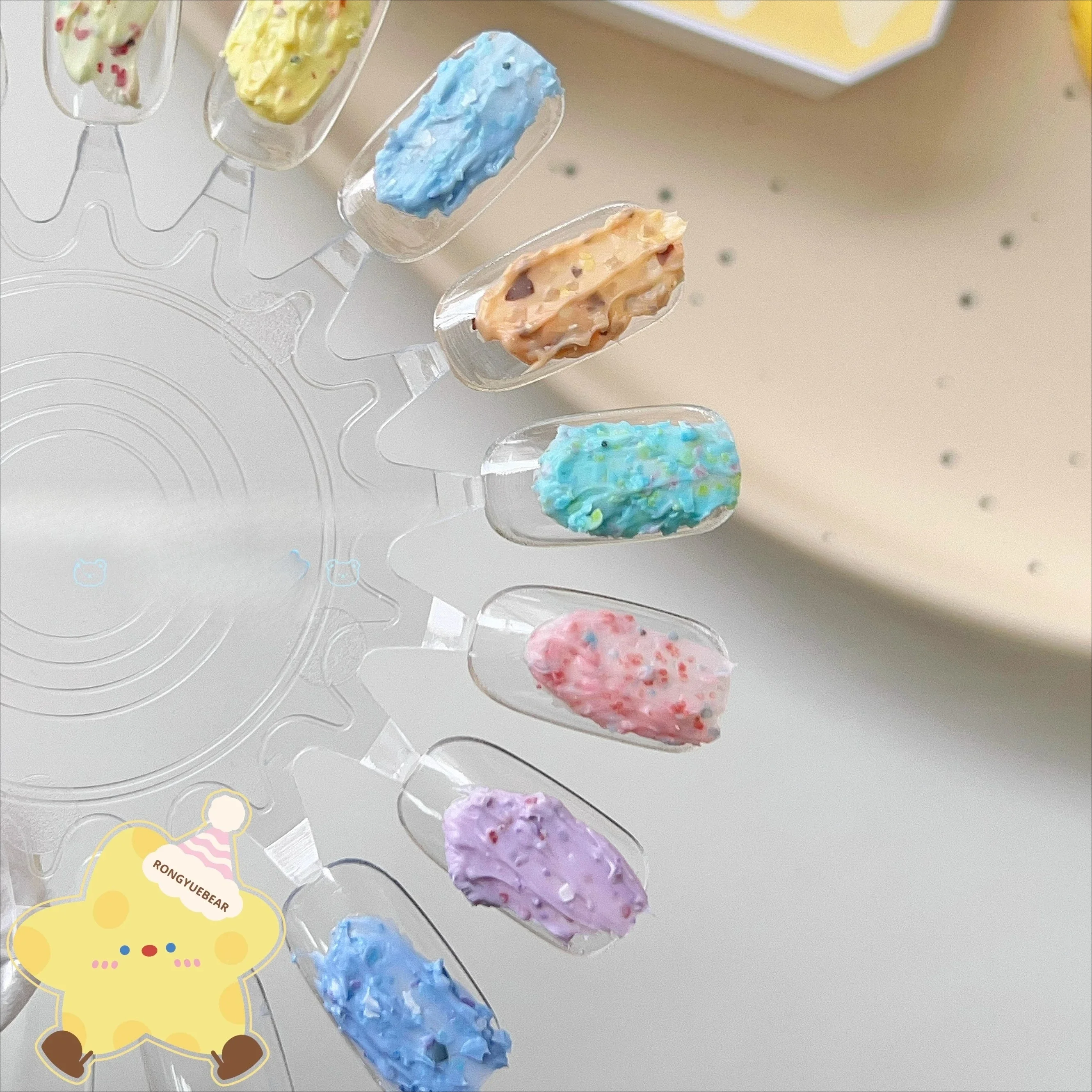 ثلاثية الأبعاد رسم هلام الحلوى النفط اللوحة الملمس هلام البولندية UV LED لا حاجة معطف فوقي مسمار الفن البولندية هلام الورنيش جميع للتقليم #6