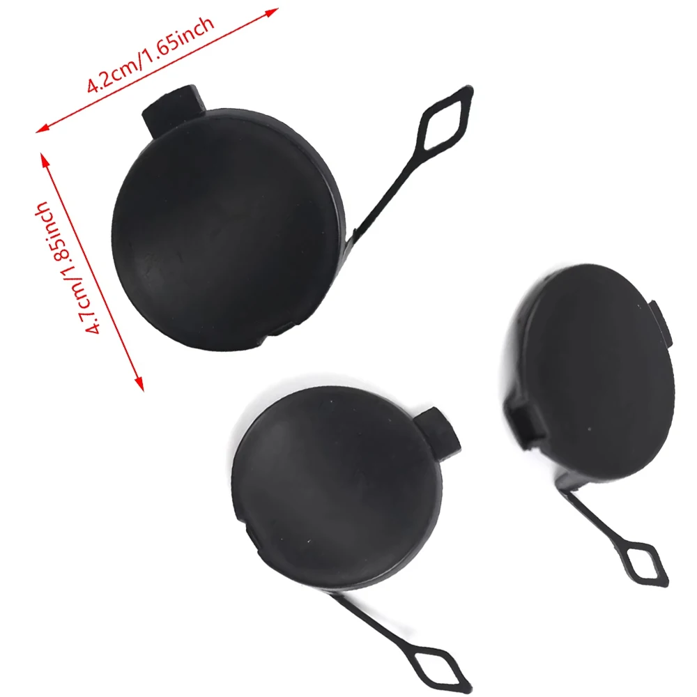 Front/Rear ​Bumper Tow Hook Cover for MINI COOPER R50 R52 R53 R55 R56 R57 51117268745 51121177907 Matter Black Car Parts 1Pcs