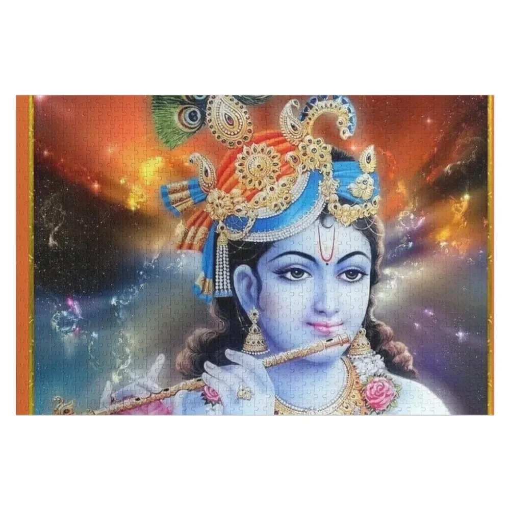 

Krishna Jigsaw Puzzle Wooden Jigsaws For Adults Wood Name Puzzle