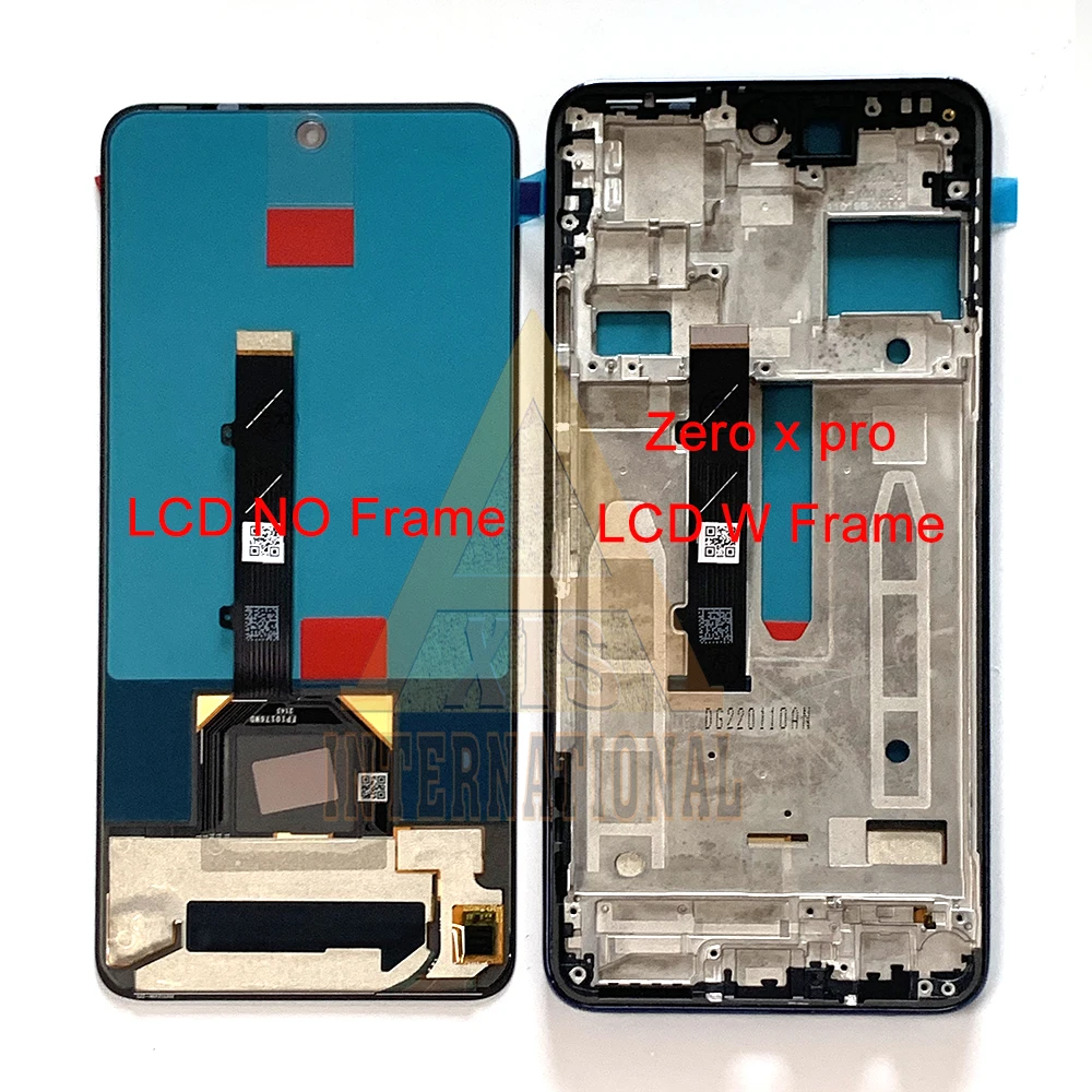 TFT For Infinix Zero 20 X6821 LCD Display Screen Frame Touch Panel Digitizer For Infinix Zero X Pro LCD X6810 X6811