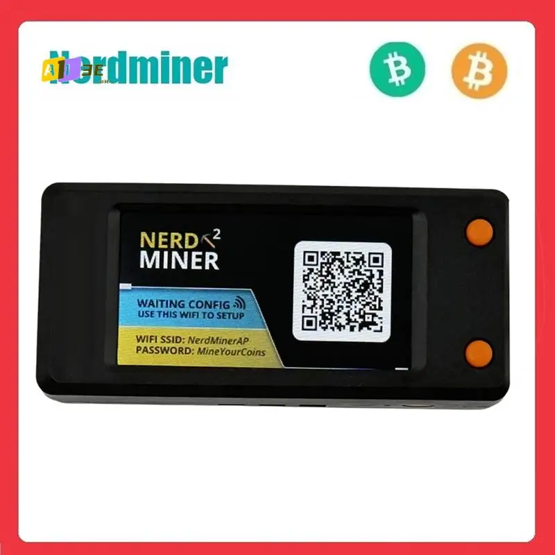 

A13E-Nerdminer V2 BTC Solo Lottery Miner 78KH/S With LCD Display BTC Miner ASIC Mining Bitcoin BTC Miner Silent Miner