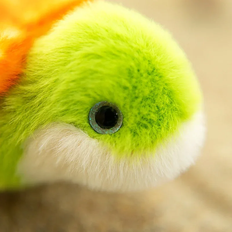 18 cm schattig pluche zeeschildpad speelgoed oranje schelp zachte groene schildpad perfect cadeau voor kamer decor creatief pop kussen verjaardagscadeau