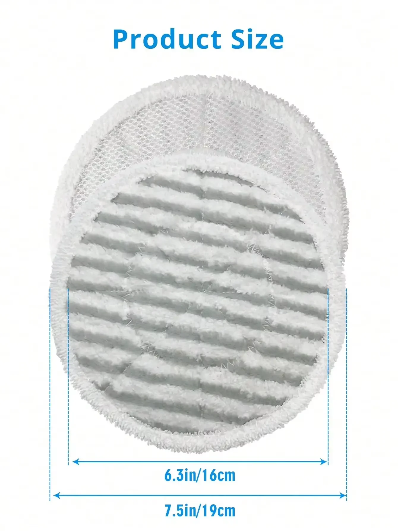 8 Packungen Ersatz-Dampfmopp-Pads für Shark S7020 S7000 S7001 S7201 Steam & Scrub All-in-One Scrubbing Mop Zubehörteile – Detail 2
