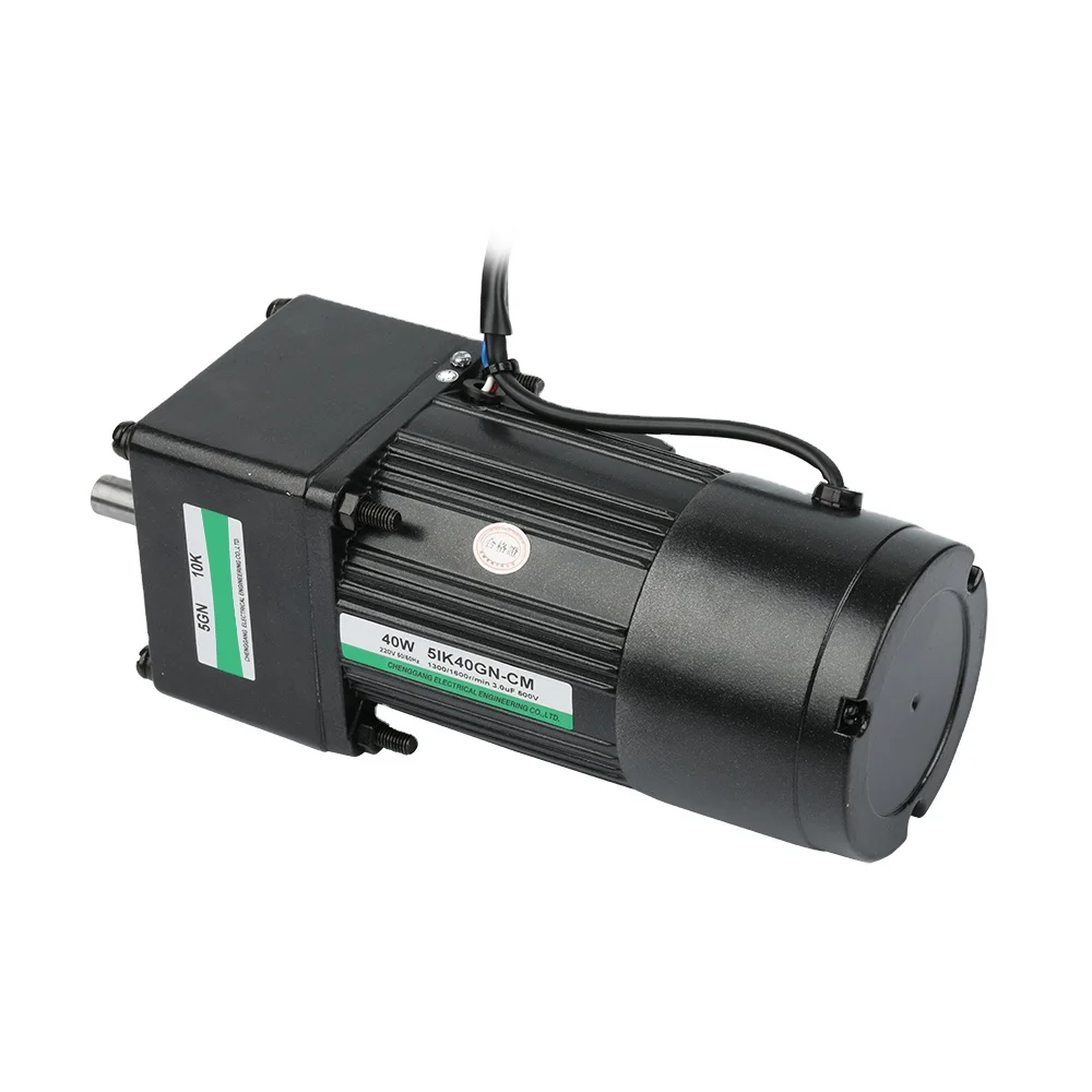 Factory direct sales of 6-250W micro single-phase speed regulating motors, variable speed gears, reducers, AC motors