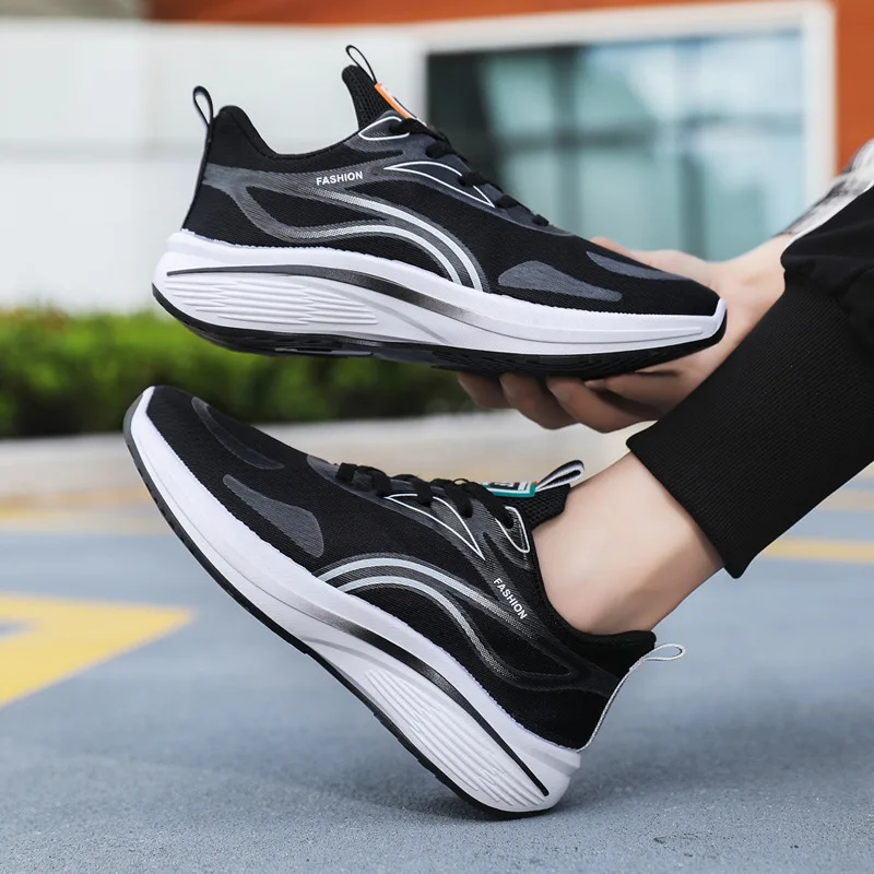 Men Running Shoes Breathable Outdoor Sports Shoes Light Sneakers Male Cushion Comfortable Athletic Training Footwear Man