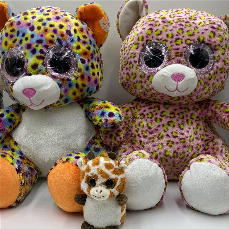 

Adorable Glowing Big Eyes Animal Plu Toy Canion Doll Birthday Gift Dolls Soft Stuffed Toys for Children over 3 Years Old