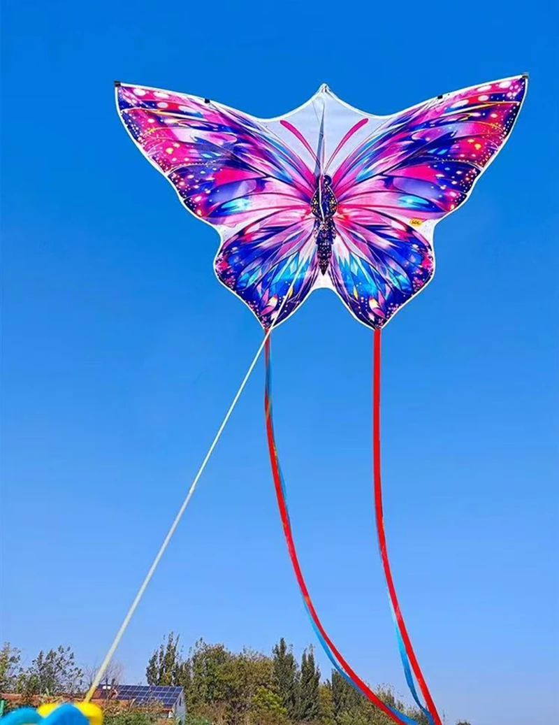 Free Shipping butterfly kite flying for kids kites factory toy sports wind kite children Breezemoon enough game flying bird fun