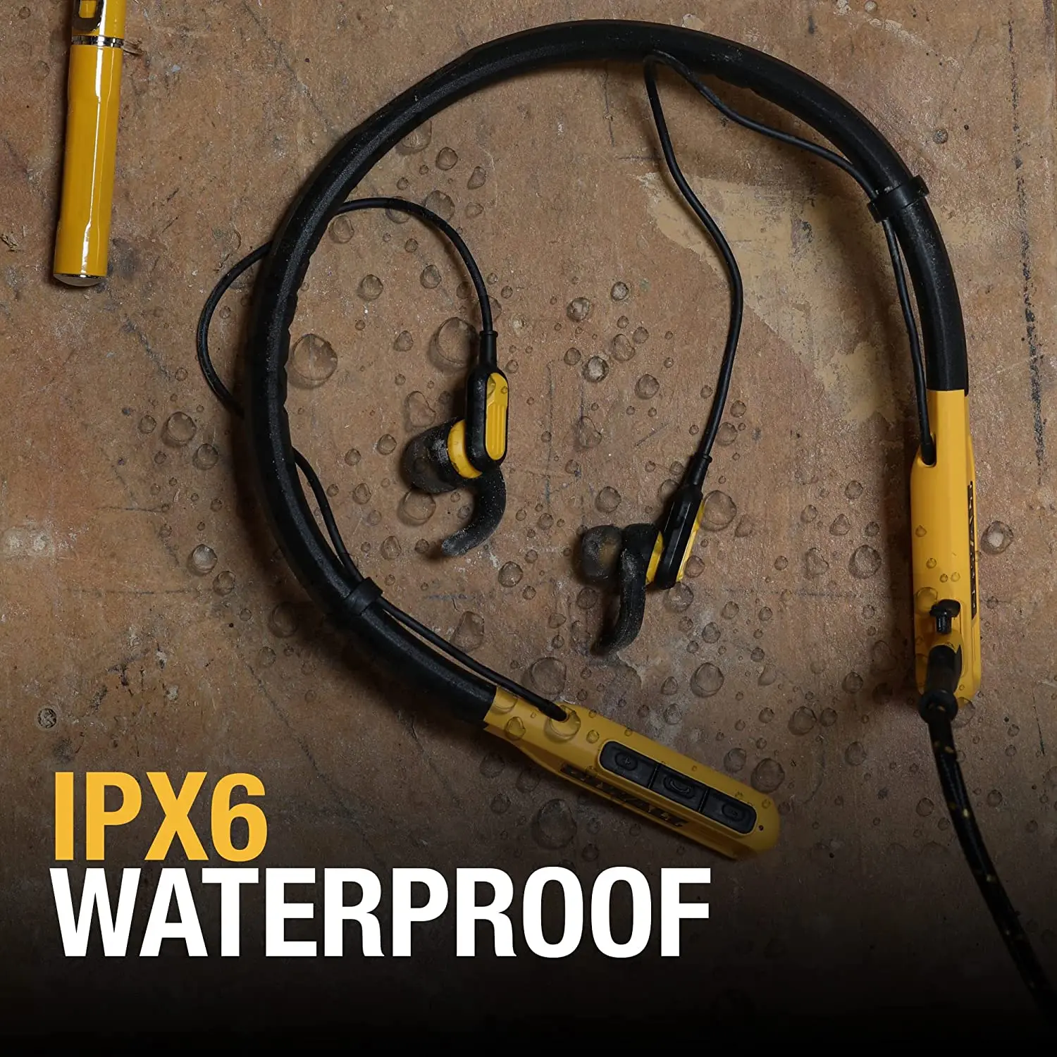 DEWALT DXMA1902091 Wireless Bluetooth Headphone Neckband Jobsite