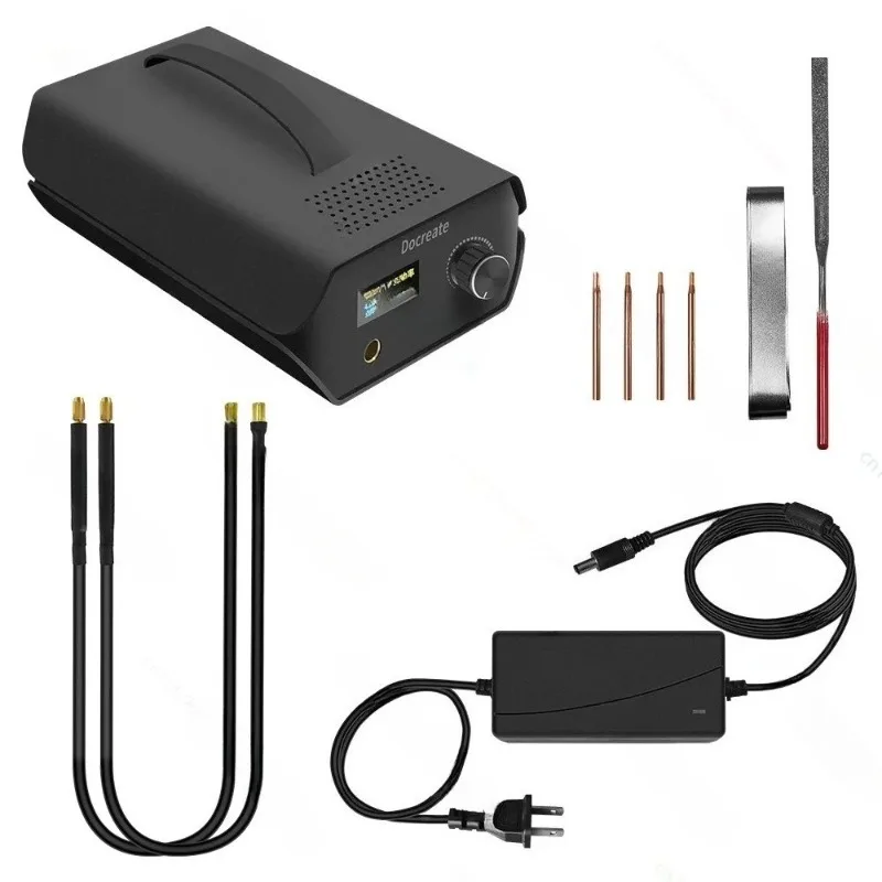 Portable 0.3Mm Spot Welder，Capacitor Mini Home 18650 Lithium Battery Welder(US Plug) Durable
