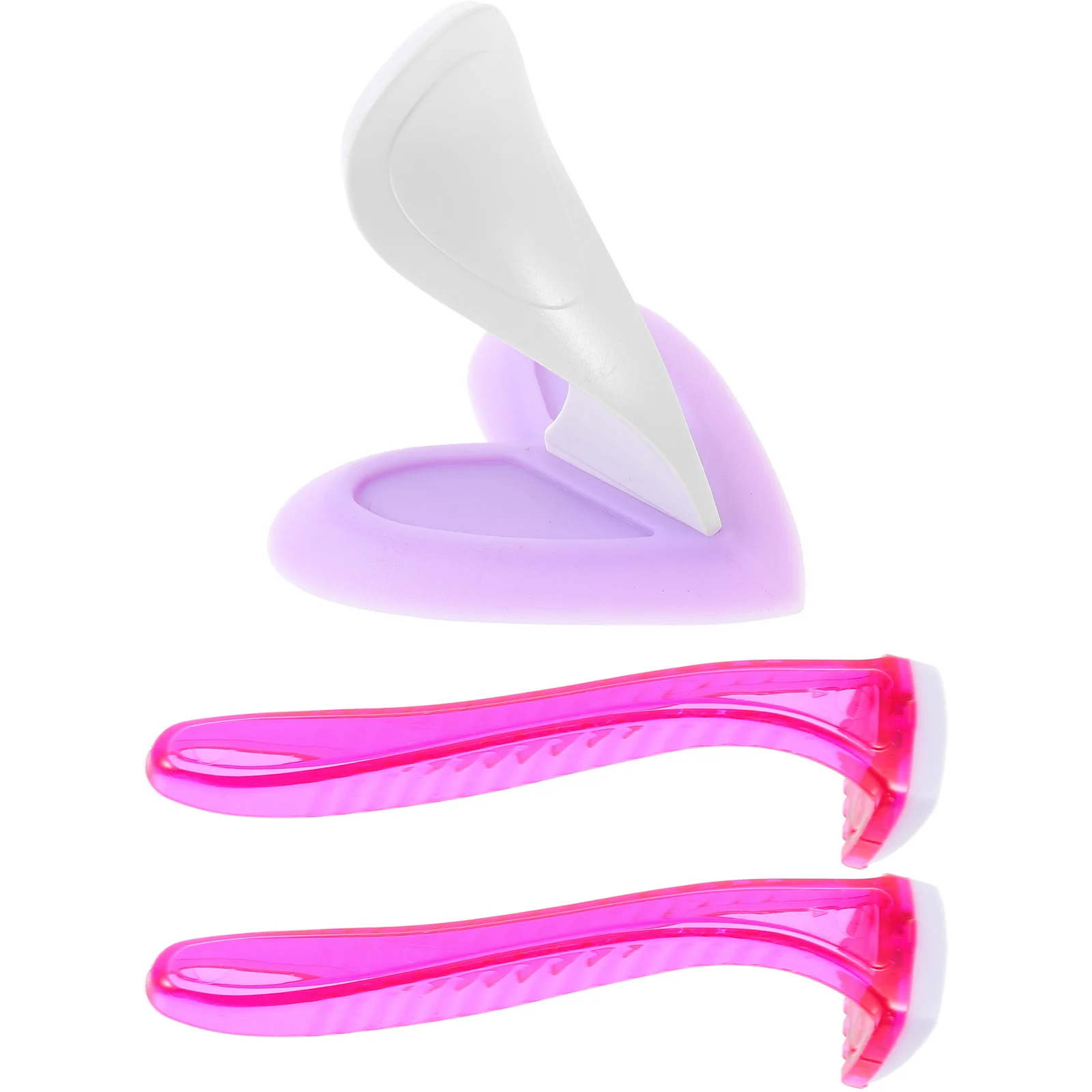 3 قطع من أدوات الحلاقة البلاستيكية الفاخرة لتشذيب البكيني للسيدات على شكل الجسم تحت الإبط، ماكينة حلاقة شعر بيكيني مثالية #6