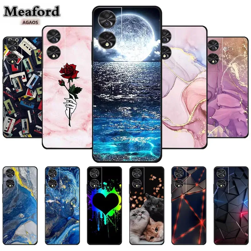 

Для TCL 40 NxtPaper 4G Чехол Мягкий силиконовый чехол из ТПУ для телефона TCL 50 PRO Nxtpaper Funda TCL40 Nxt Paper Capa Мультяшная защита