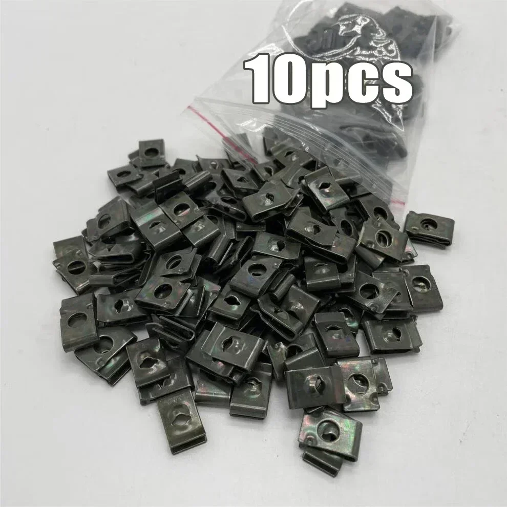 Gemengde Metalen Zelftappende Schroeven Fastener U-vormige Clips Auto Motor Anti-roest Schroef RetainerClip voor Scooter ATV Bromfiets E-bike