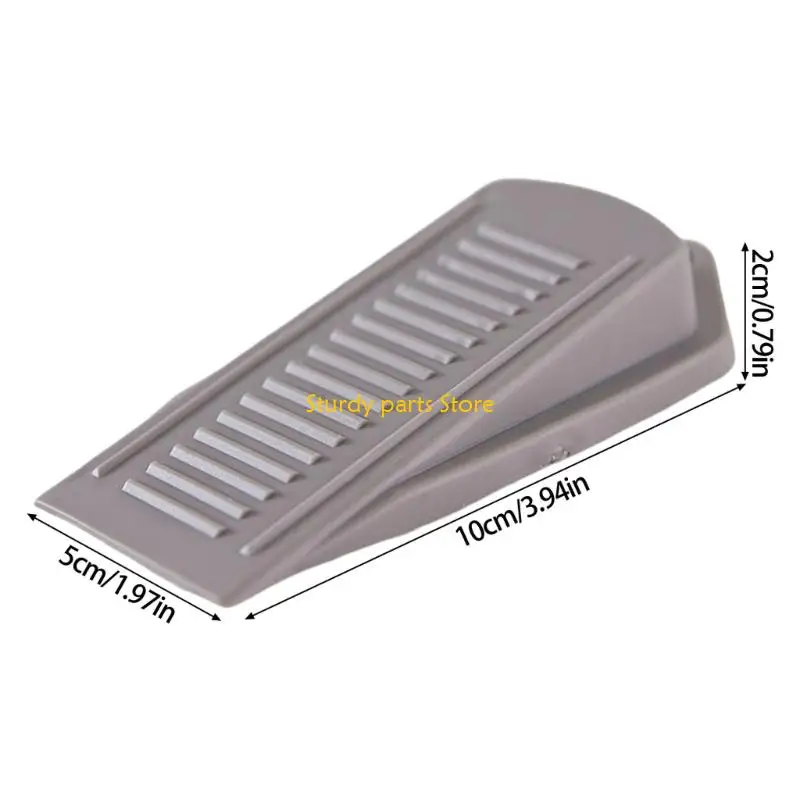 97QC 2 pcs nonslip PVC pintu baji pintu stoppers blokir pintu abadi