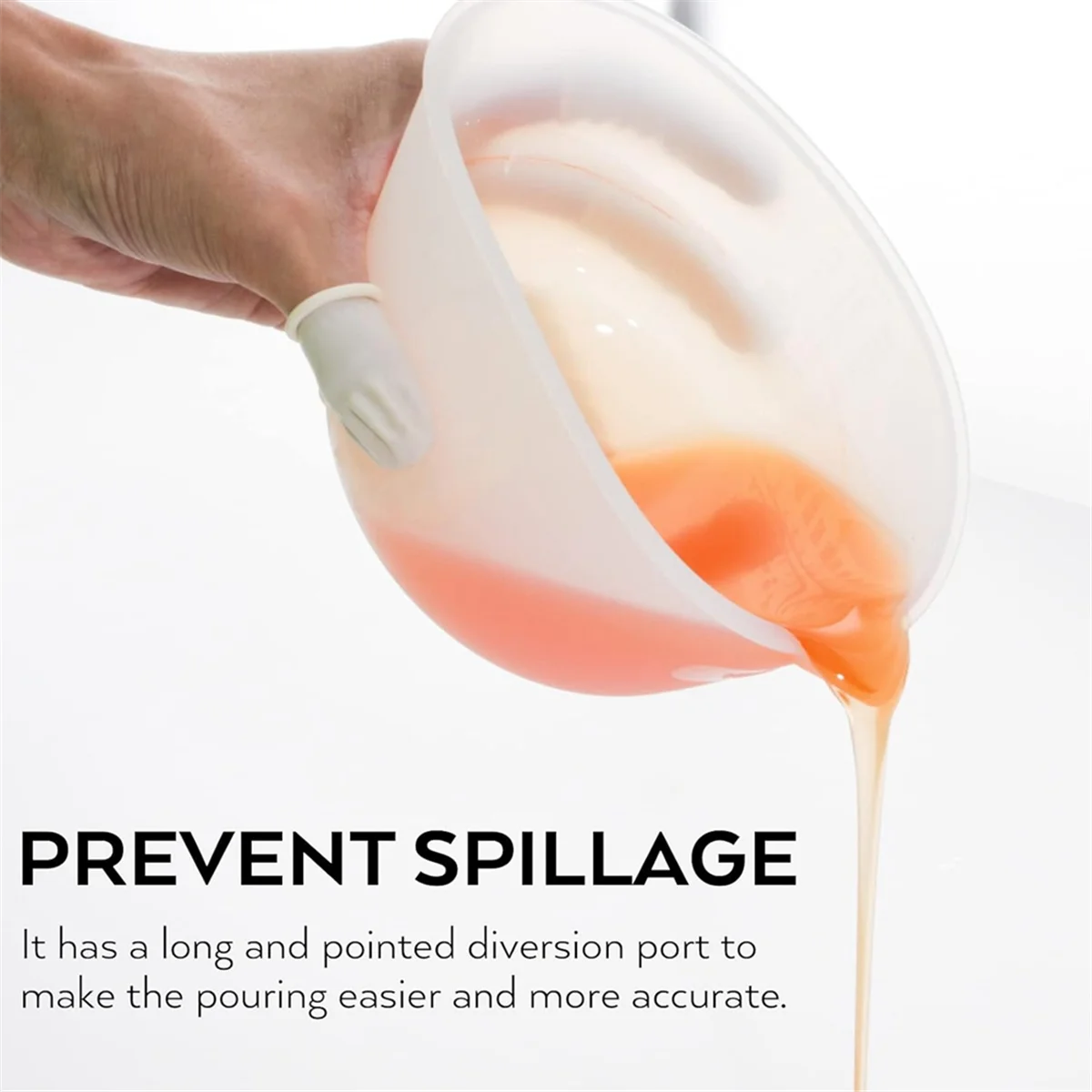 Kit de ferramentas de copos de medição de resina de silicone grande-copo de medida reutilizável de 600ml e 100ml, pipetas de varas de agitação de silicone HY