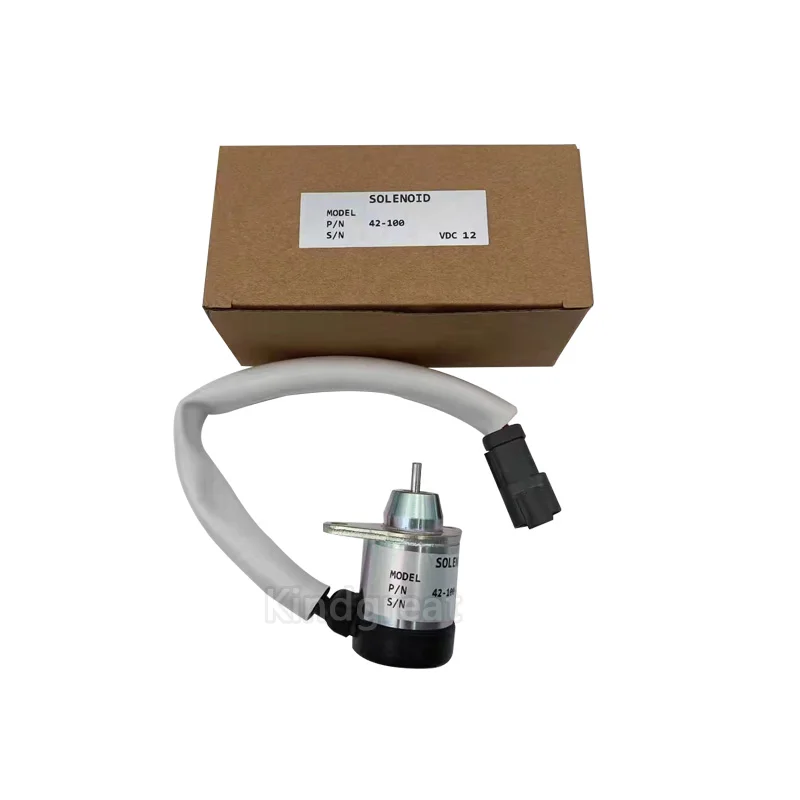 42-100 Thermo King Diesel Engine Fuel Cut-off Stop Solenoid Valve 12V Fuel Shut-off Solenoid Valve For Yanmar Engine