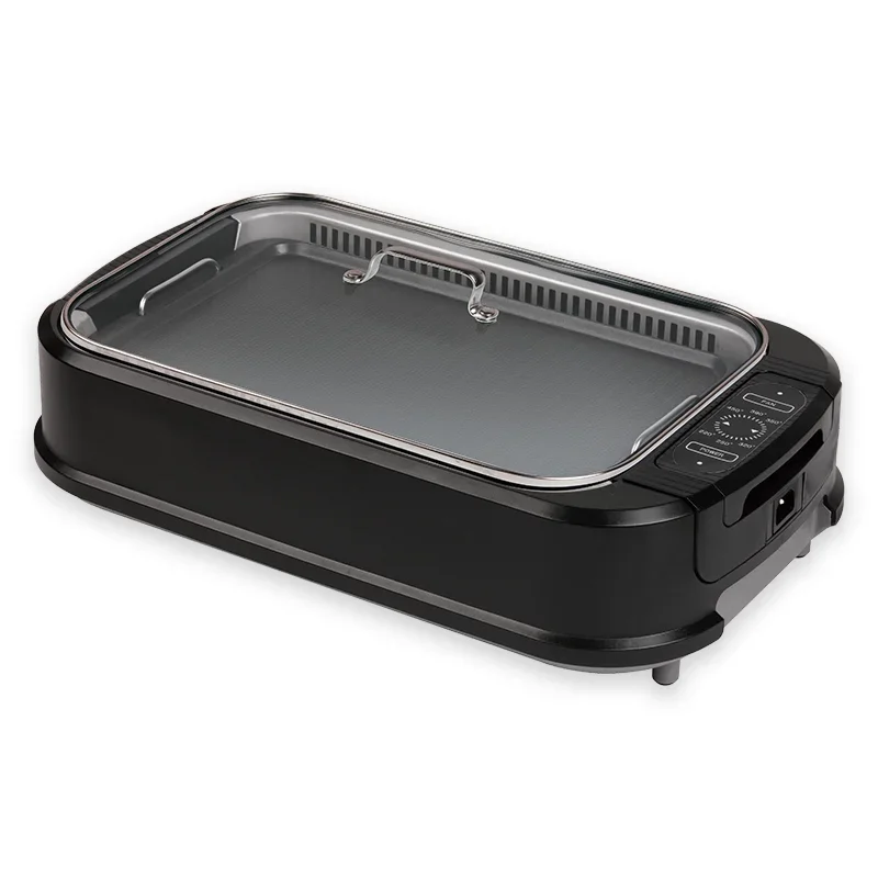 شواء اللحوم المنتج صنع المحمولة التخييم آلة الدجاج المدخن الكورية الجدول عموم الشواء المدخن شواية كهربائية شوايات شواء