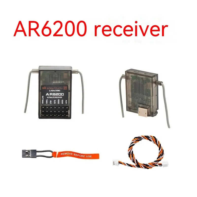 

AR6200 2,4G 6-канальный приемник, совместимый с дистанционным управлением JR DSM2, малым спутником