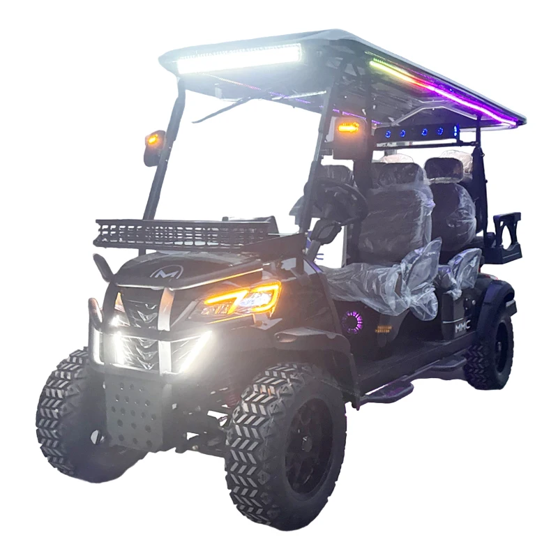 Best Selling New 4 Wheel Golf Car Utility Vehicle 2 4 6 8 Seater 4000W 5000W 7500W  Electric Club Car Golf Cart