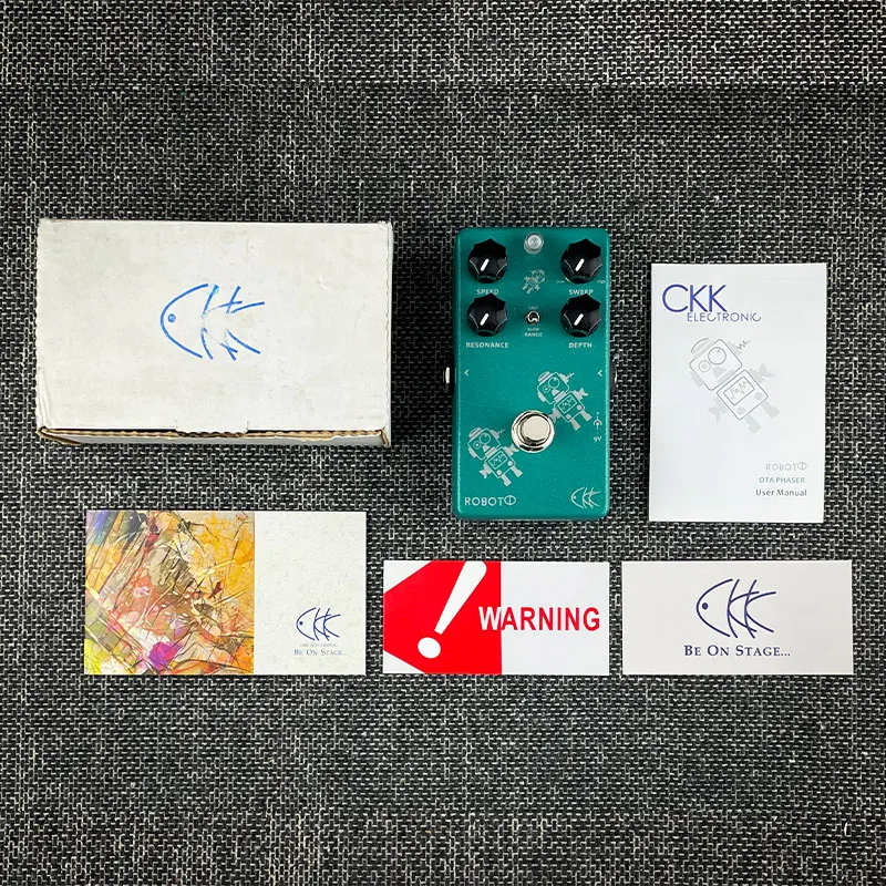 Novo instrumento de inicialização ckk robô fase mudança guitarra baixo efeito stompbox