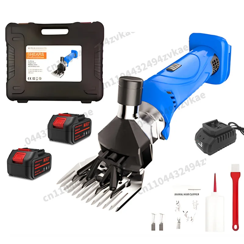 Horse Hair Scissors Sheep Shearing for  18V BatteryWireless 6 Speed 13 Teeth Electric Wool Shears Pet Machine Goat