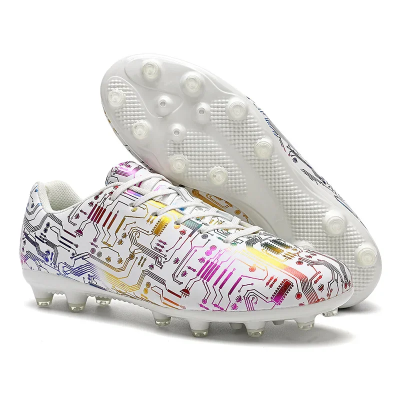 2026 Men's Football Shoe Association Quick Five Up Football Nail Anti Slip Professional Ultra Light Training Football Boot Turf