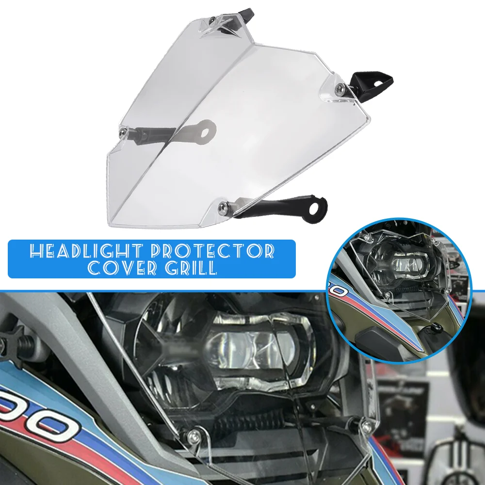 

For BMW R1200 GS R1250 GSA 2013-2023 Head Light Protector Cover Protection R1250GS R1200GS/ADV LC Motorcycle Headlight Guard