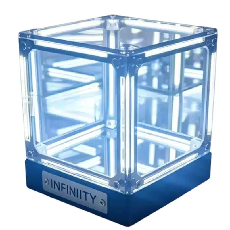 ab41-hypercube-led-box-diy-wireless-table-light-figure-display-case-4d-box-abyss-tunnel-ornament-white-light