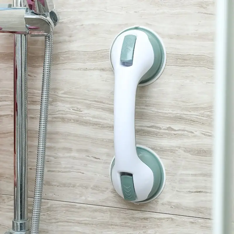 Shower Handle Safety Helping Handle Anti Slip Support Toilet Bathroom Safe Grab Bar Handle Vacuum Sucker Suction Cup Handrail