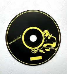 Wholesale 25 Discs Grade A 700 MB Blank DJ Black Printed CD-R