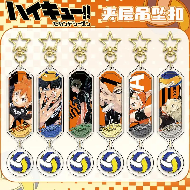 JewelryName Haikyuu!! Sugawara Koushi Oikawa Tooru Kozume Kenma Tetsurou Kuroo Cosplay Keychain Pendant Cartoon Widget Decorate