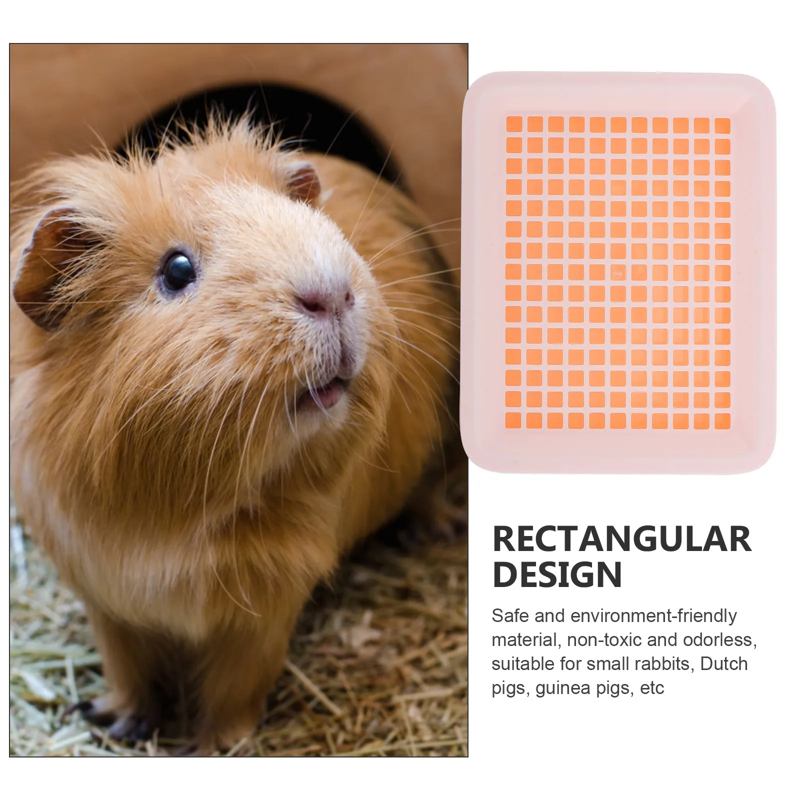 Guinea Pig Bunny Trainer Toilet Litter Box Rabbit Potty Cage Large Space Fixed Lock Clean Equipment Bunny Litter Box