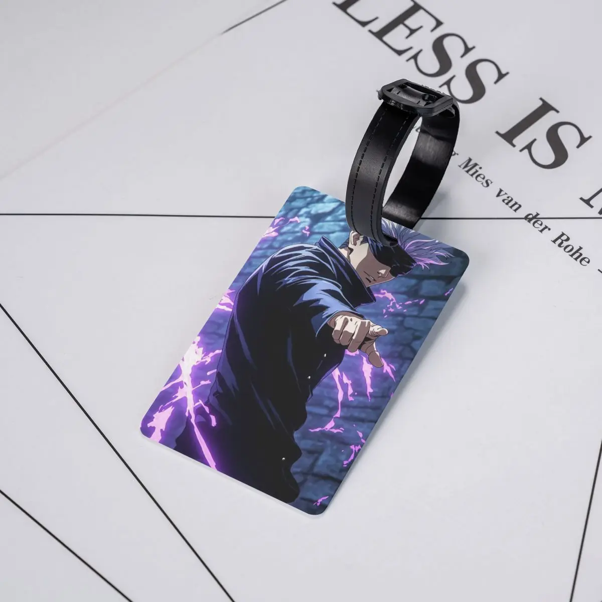 

Satoru Gojo Anime Jujutsu Kaisen Luggage Tags Suitcase Accessories Travel Baggage Boarding Tag Label Holder ID Name Address