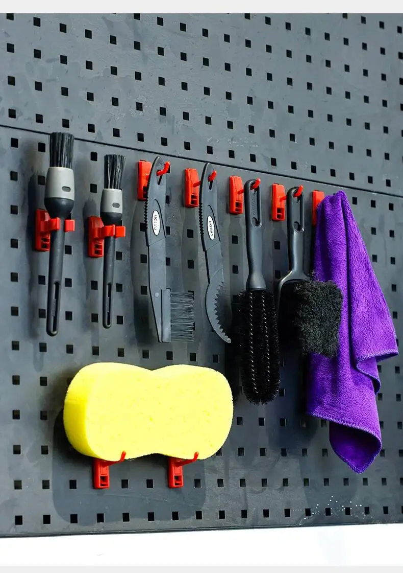 ESLNF 8-teiliges Detailreinigungs-Bürstenset für Outdoor-Motorräder und Mountainbikes – Reinigungs- und Kettenreinigungswerkzeug – Detail 13