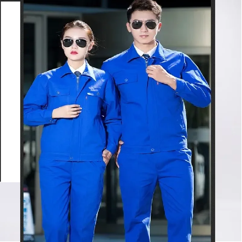 

2025cotton Work Clothing Workwear Clothes Men Women COveralls For Workmen Work Uniform Car Workshop Suit Factory Labor Uniforms