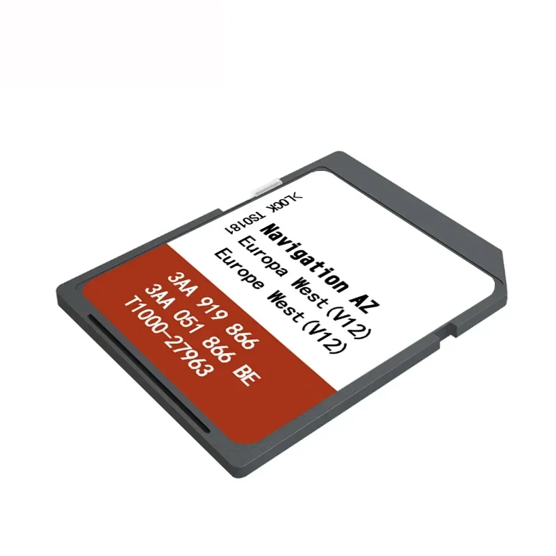AZ V12 West RNS315 V12 أوروبا الغربية 2020 خريطة Naving SD GPS Sat Nav بطاقة الذاكرة GPS الملاحة أوروبا West SD بطاقة