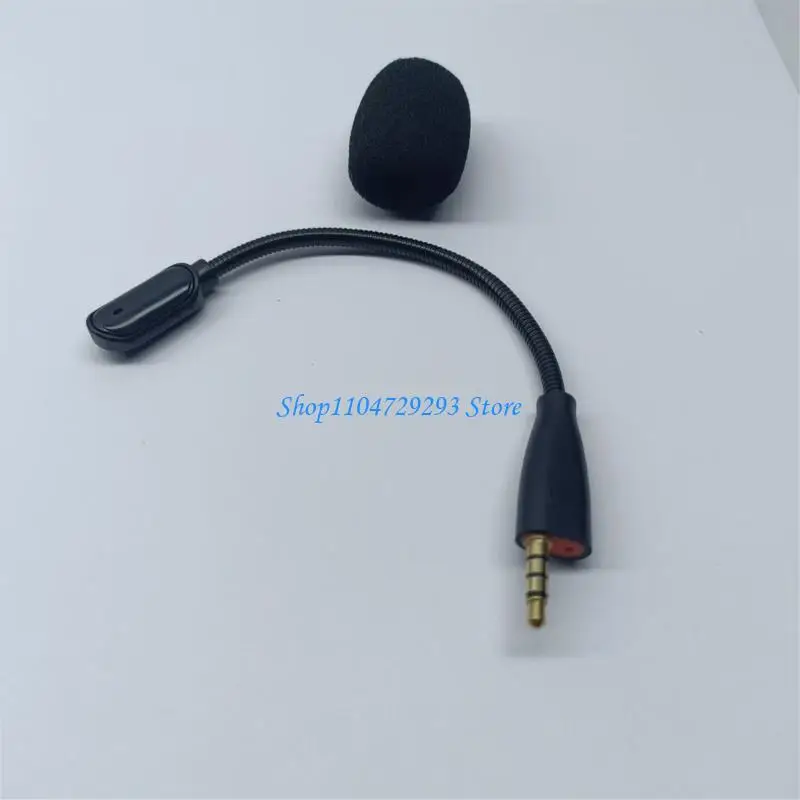 

Y2GD Improved Sound Claritys 3.5mm Microphone Boom Attachment for MMX100 MMX150 Headphones Microphone Boom for Online Gaming