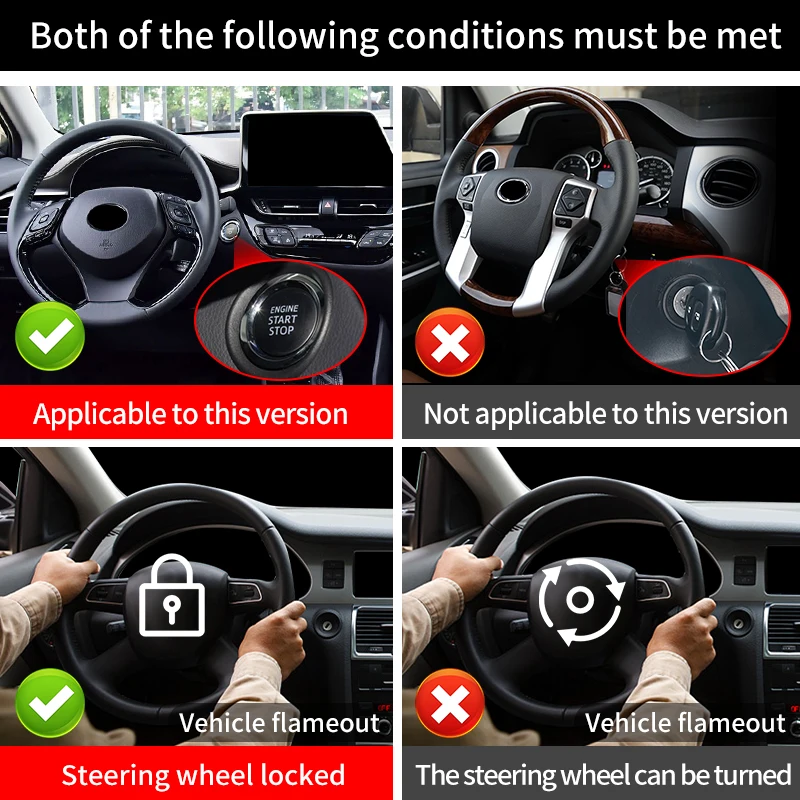For Toyota Highlander Hybrid,C-HR Remote Key Starter, Upgraded accessories,body kit Remote Heat dissipation 2014 2018 2022 2023