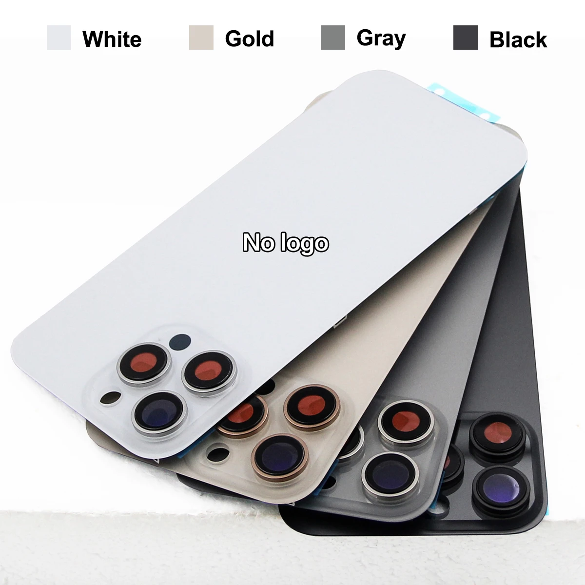 For iPhone 16 Pro Battery Back Cover with Camera Lens Rear Housing Case Replacement Glass Back Cover for iPhone 16 Pro Max