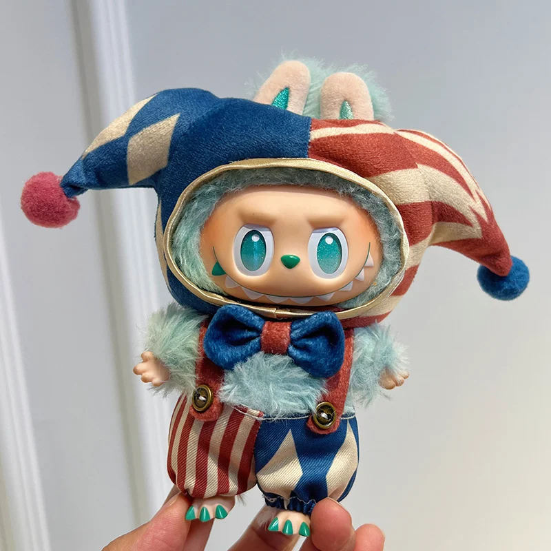 جديد حار ملابس دمى صغيرة ل Labubu لماذا ذلك مجموعة زي السيرك ملابس مهرج ملابس دمى الزي الملحقات #3