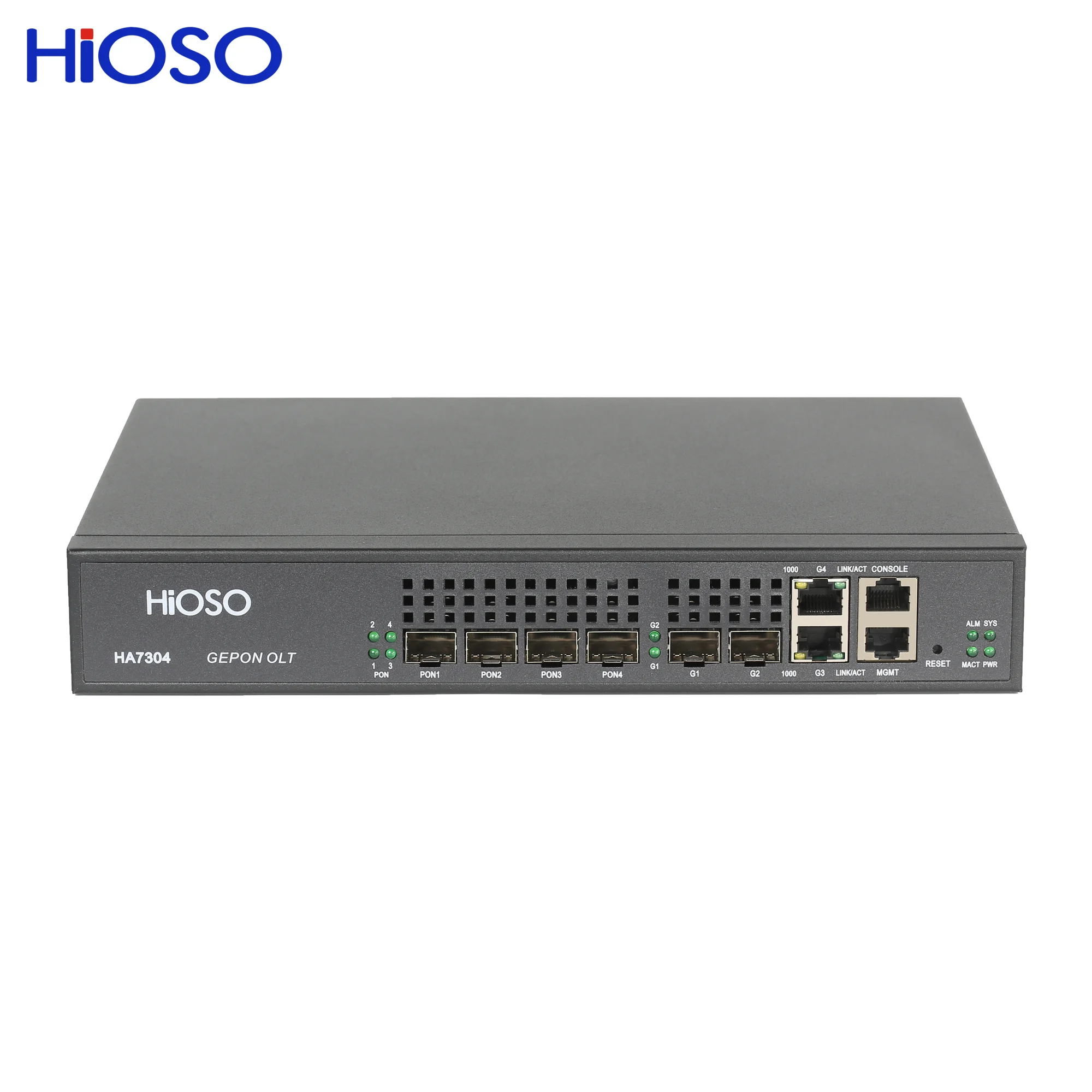 HiOSO HA7304 With PON Modules 4PON EPON OLT MINI 4port Fiber Optic Equipment Appliance Factory Price Hot OLT in USA