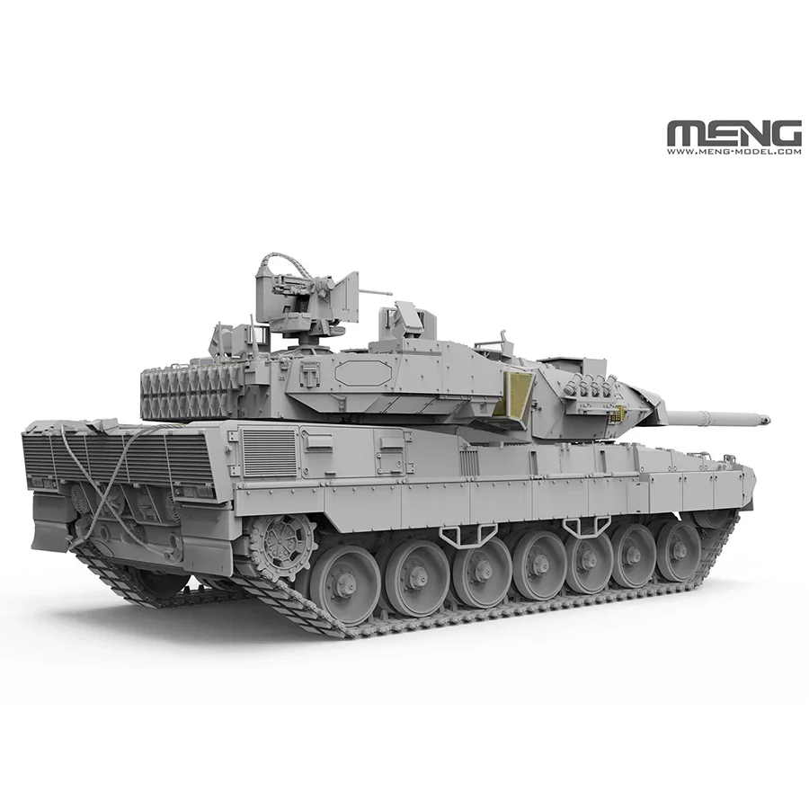 MENG Kit modello fai da te giocattolo in plastica TS-057 Carro armato da battaglia principale Leopard tedesco 2A8 1/35