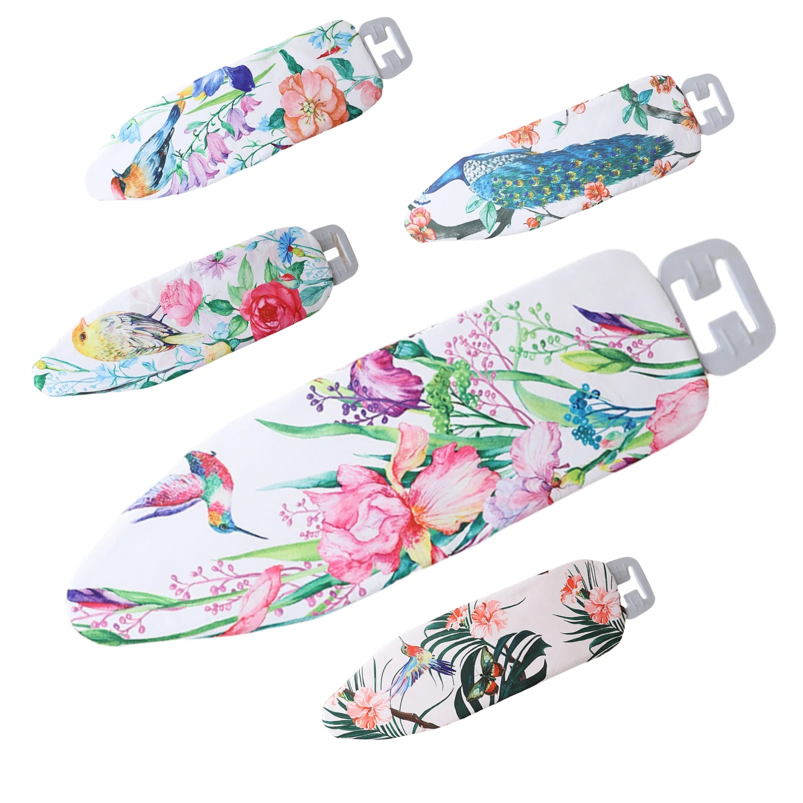 Ironing Board Cover Spring Bird Series Digital Printing Heat Insulation Nonslip Cloth Printed Thick Heat Retaining Home Use