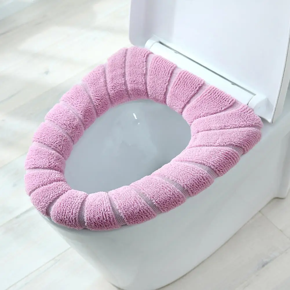 Lightweight Useful Universal Large Lid Cover Pad Multi Styles Seat Cushion Soft Texture for Hotel