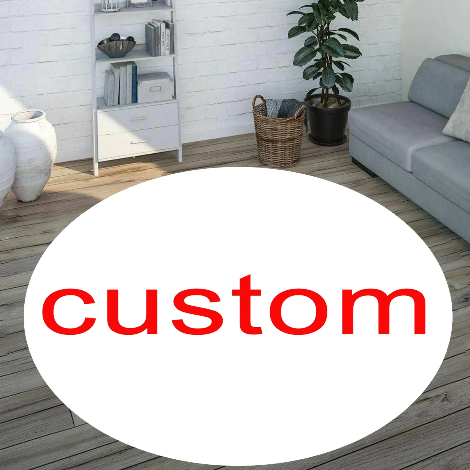 Popular PS N64 game CD design circular rugs, personalized custom design flannel circular carpet living room sofa blanket
