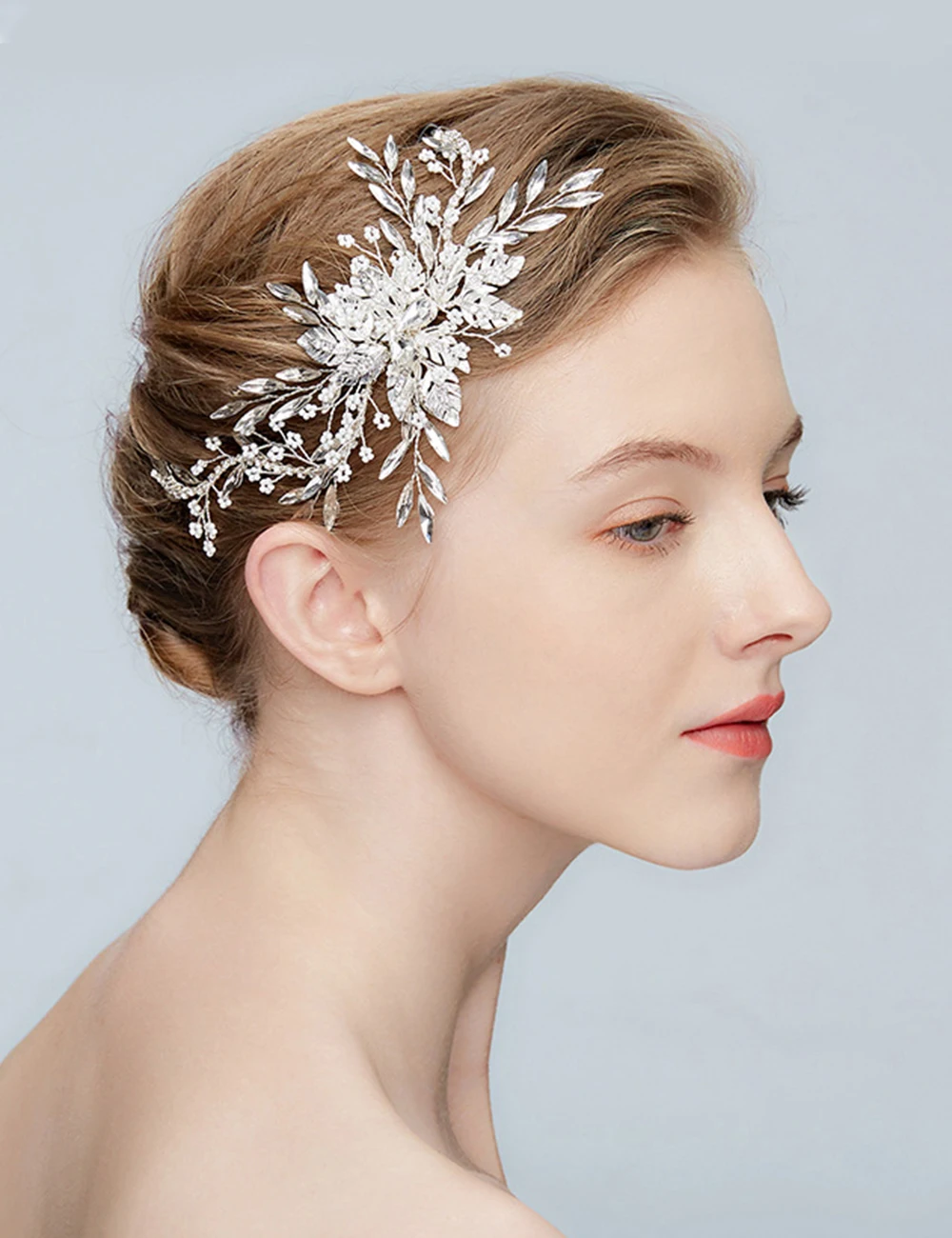 Shining Steentjes Headdresses Goud Zilver Bruid Hoofdband Haar Accessoires Voor Vrouwen Bruiloft Godmother Hoofdtooi