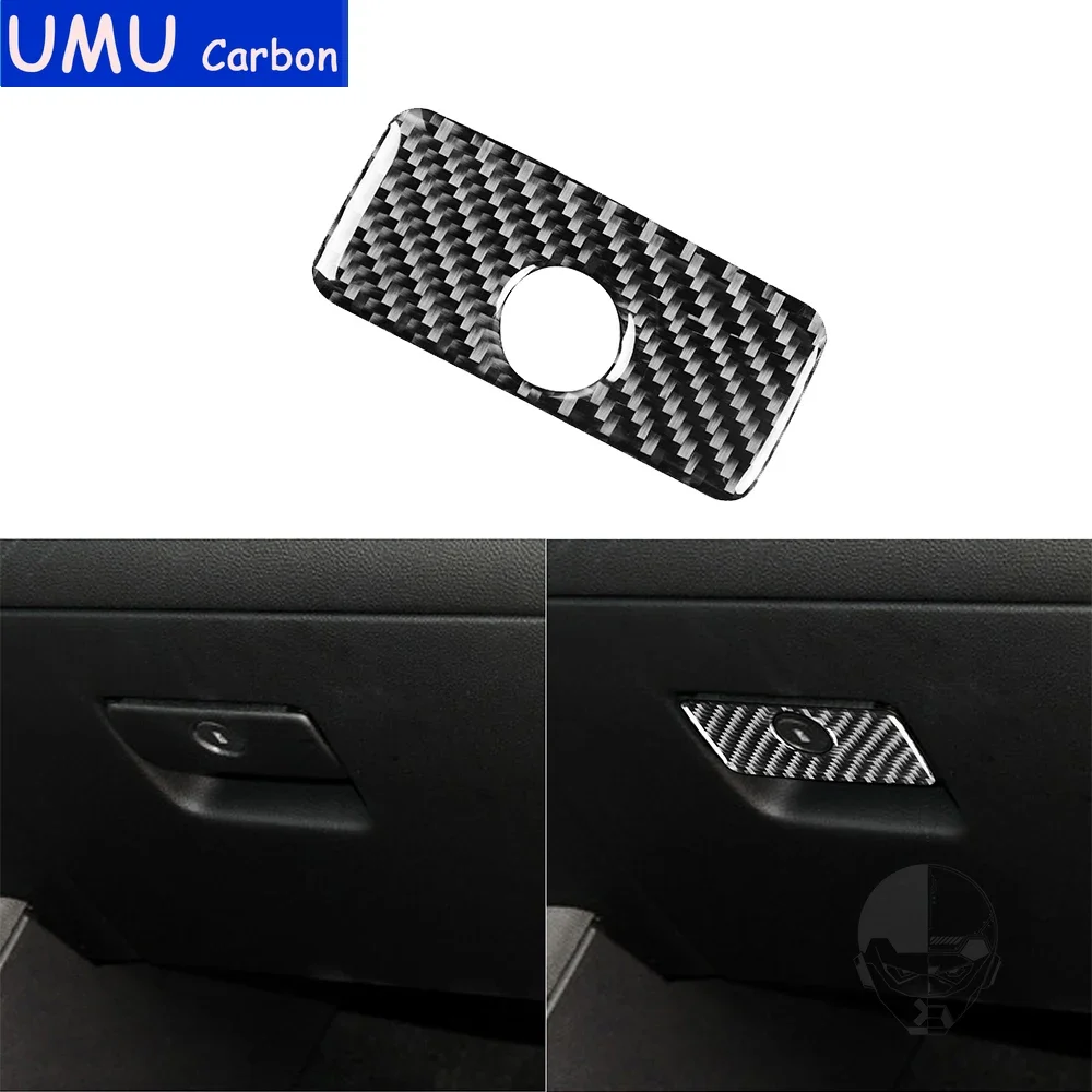 

For Chevrolet Camaro 2010 2011 2012 2013 2014 2015 Carbon Fiber Sticker Co-Pilot Storage Handle Cover Interior Car Accessories